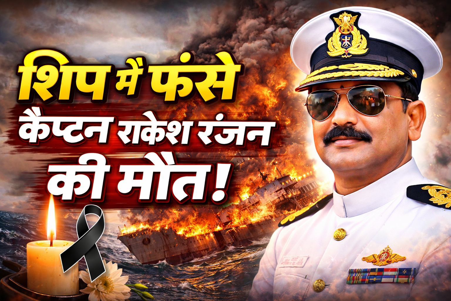होर्मुज स्ट्रेट में फंसे भारतीय जहाज के कैप्टन का निधन