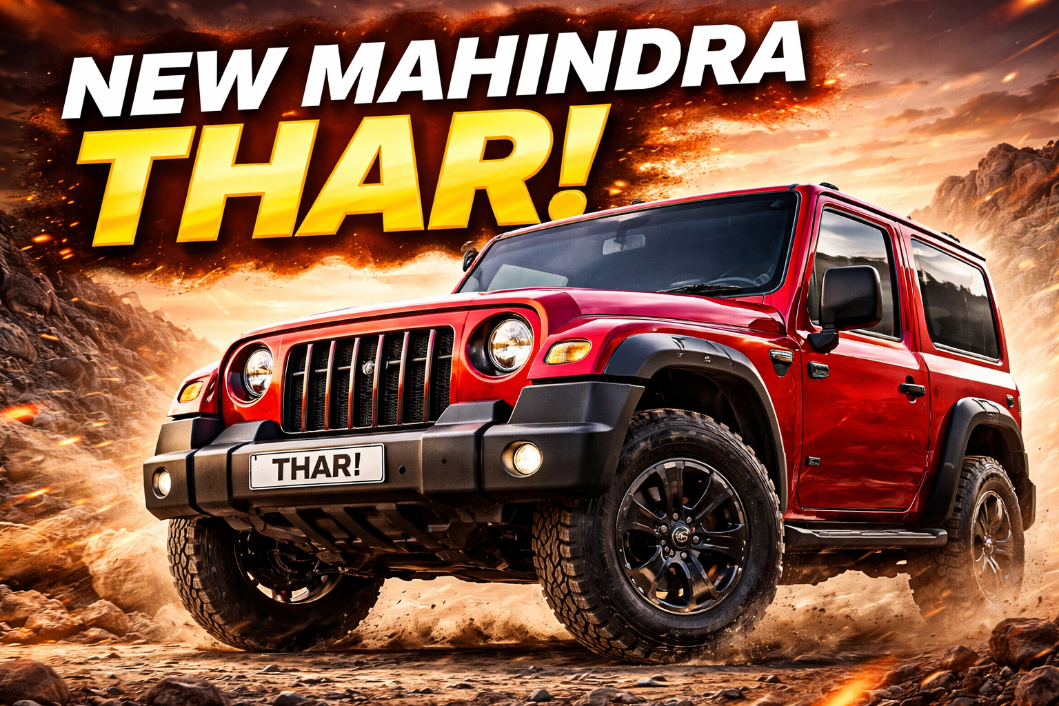 New Mahindra Thar 2026 Model